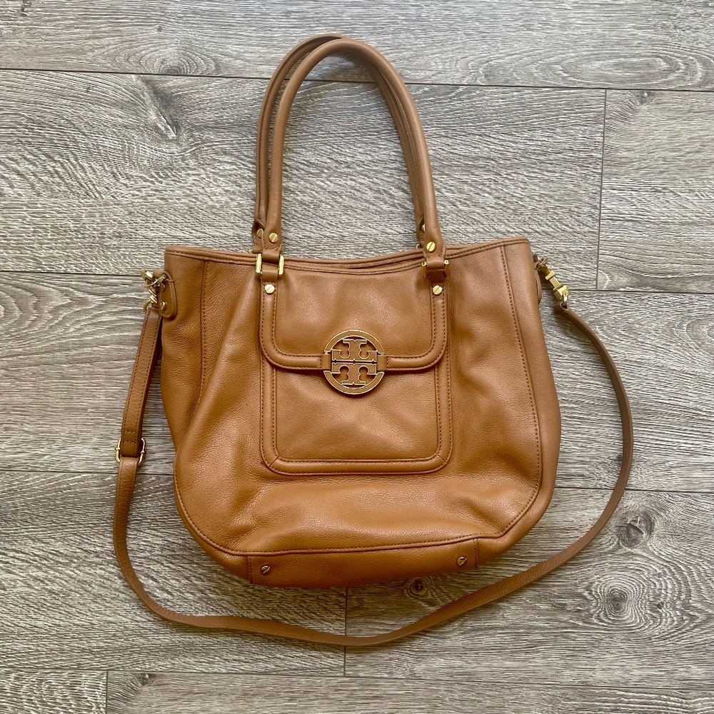 Tory Burch Cognac Leather Purse